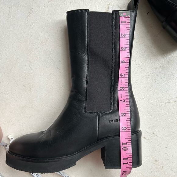 Copenhagen Studios Black Leather Heeled Chelsea Boots Women’s EU 39 / US 8.5 - Picture 14 of 14
